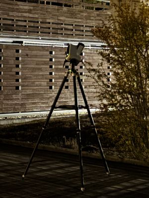 Le setup Seestar : trépied SW, base EQ SW et le S30