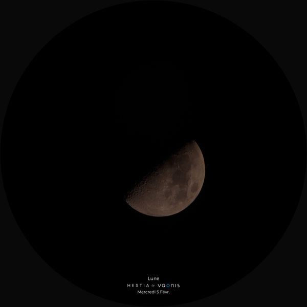 Ma première photo de la Lune : Hestia + iPhone 15