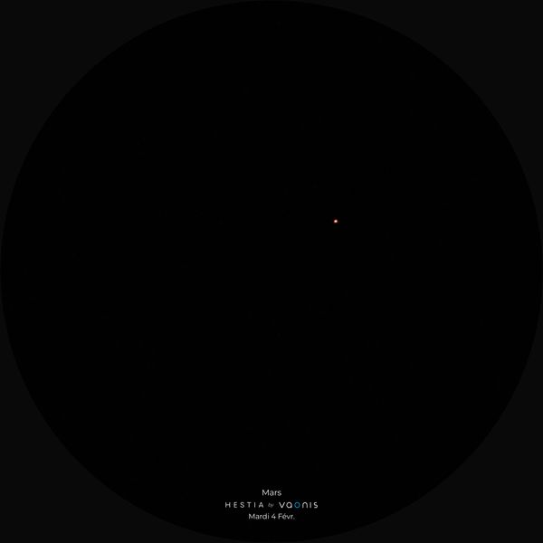 Ma première photo de Mars : Hestia + iPhone 15
